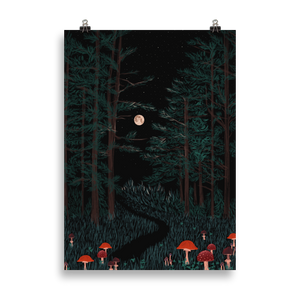 Moonrise Forest [Print]